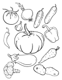 Похожее изображение | Vegetable coloring pages, Fruit coloring pages, Free  coloring pages